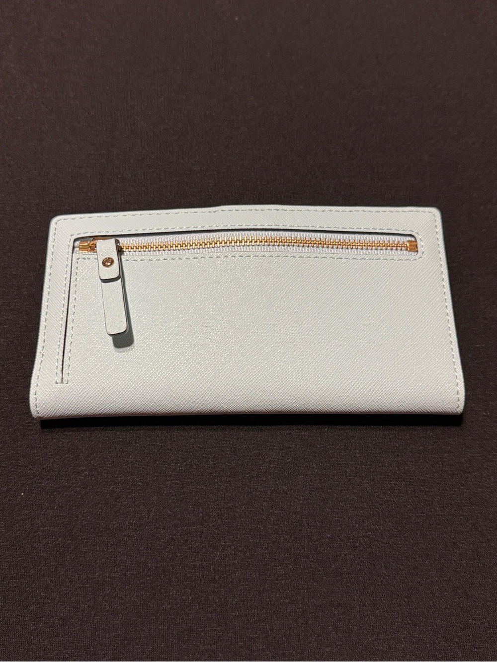 A Kate Spade Baby Blue Wallet with Gold Logo - Picture 6 of 7